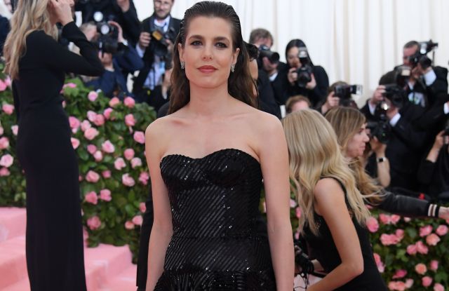 Charlotte Casiraghi in Saint Laurent by Anthony Vaccarello, Met Gala 2019